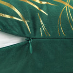 Load image into Gallery viewer, Gold Leaf Pattern Velvet Cushion Covers
