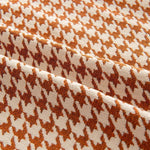 Load image into Gallery viewer, Luxury chenille and velvet throw pillow cover in houndstooth style.
