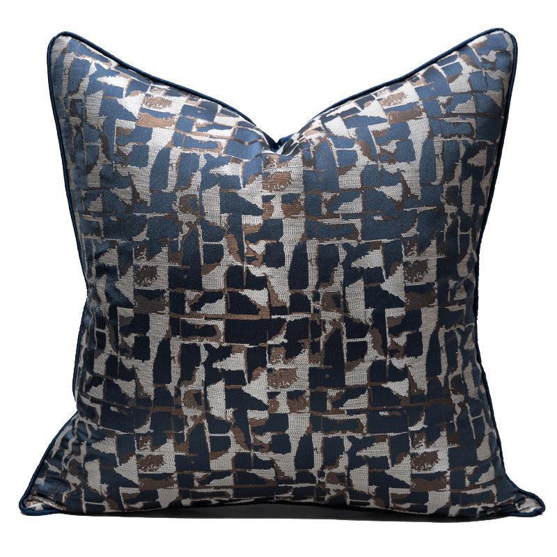 Modern Designer Soft Square Jacguard Silk Cushion Cover