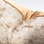 Load image into Gallery viewer, Designer Gold Colour Cushion Cover (18x18" - 45x45 cm) - Style 34
