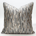 Load image into Gallery viewer, jacquard cushion cover, 18x18 inches (45x45 cm), luxury textured decorative pillow for home decor, stylish accent cushion
