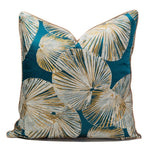 Load image into Gallery viewer, Flower Pattern jacquard silk cushion cover, 18x18 inches (45x45 cm), luxury decorative pillow with textured design for home decor, elegant accent cushion
