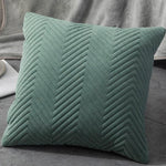 Load image into Gallery viewer, Herringbone Velvet Cushion Covers 18 X 18"
