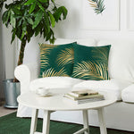 Load image into Gallery viewer, Green Velvet Cushion Cover for Living Room and Sofa
