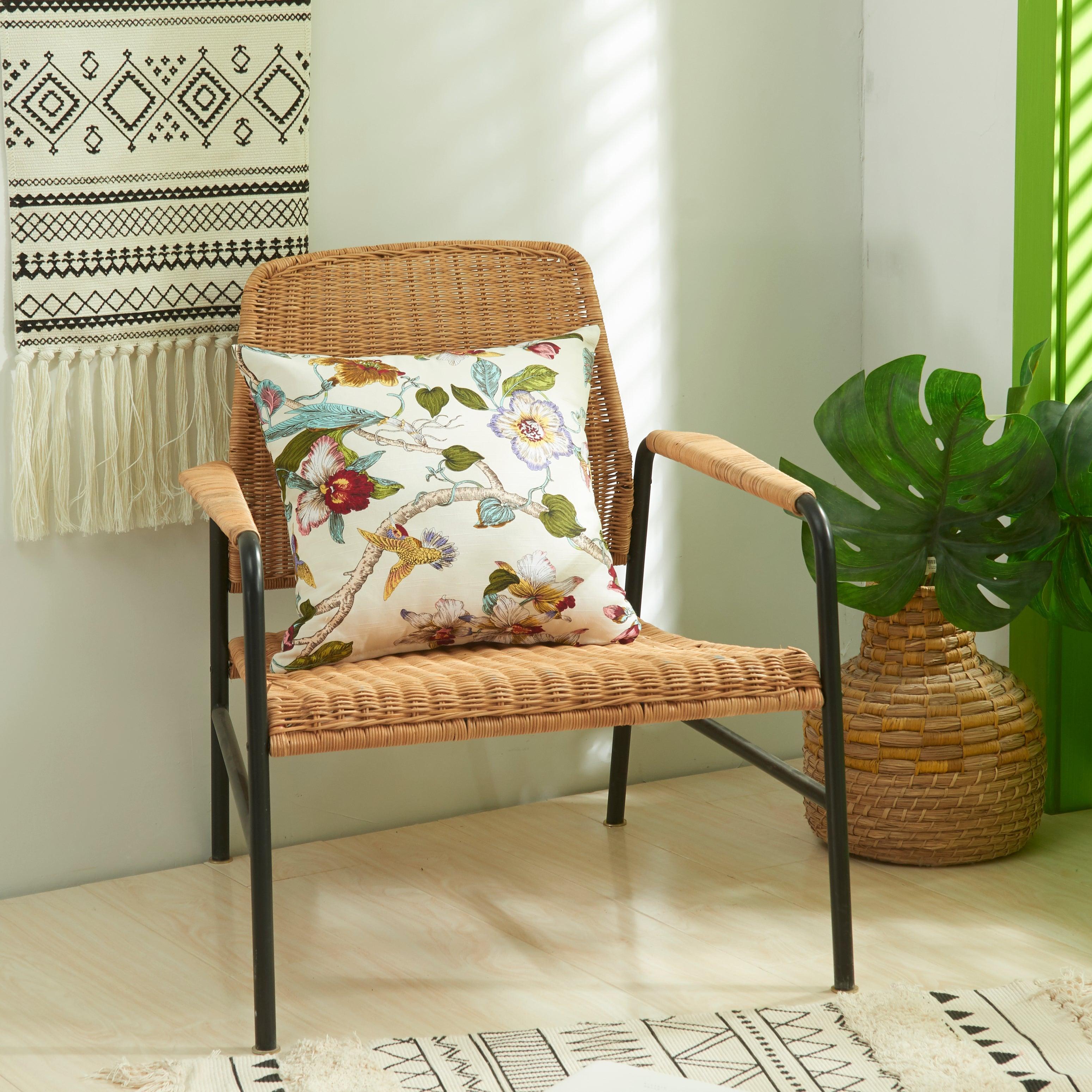 Decorative floral print cushion covers for home decor