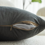 Load image into Gallery viewer, Dutch Velvet Grey Colour Cushion Covers 45X45CM &amp; 50X50CM
