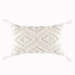 Load image into Gallery viewer, Boho Cotton Cushion Cover with Tassels | Tufted Design 9 &amp; 10
