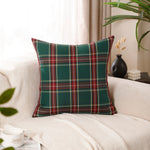 Load image into Gallery viewer, Polyester Cotton Tartan Check Cushion Cover Home Sofa 45x45 CM (18"x18") -  Multiple Designs
