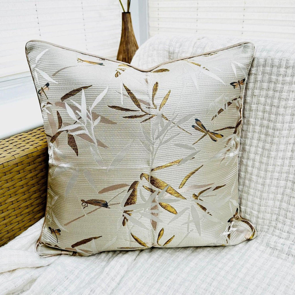 Designer Jacquard Silk Cushion Cover - Style 64