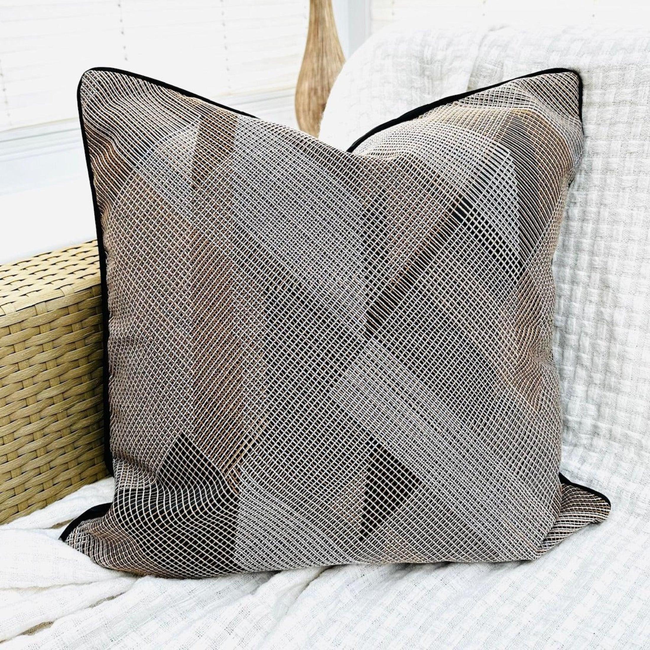 Luxury Jacquard Silk-Style Cushion Cover Design 66