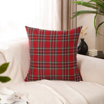 Load image into Gallery viewer, Rustic tartan check pillow covers for living room decor
