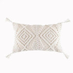 Load image into Gallery viewer, Handmade custom cushion cover with tassel style, ideal for modern boho decor
