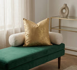 Load image into Gallery viewer, Luxury Gold Metallic Textured Velvet Cushion Cover
