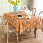 Load image into Gallery viewer, Water-resistant table cloth for indoor and outdoor dining use
