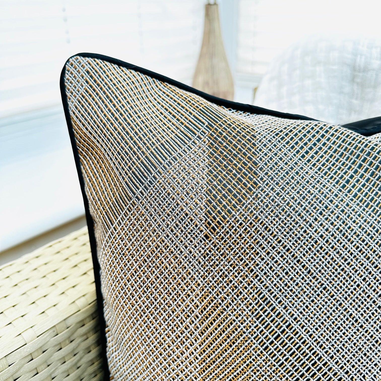 Luxury Jacquard Silk-Style Cushion Cover Design 66