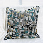 Load image into Gallery viewer, Luxury Jacquard Silk-Style Cushion Cover Design 67 - Decorative Throw Pillowcase
