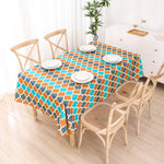Load image into Gallery viewer, Water-resistant table cloth for indoor and outdoor dining use
