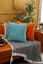 Load image into Gallery viewer, Blue Home Cushion Cover 
