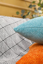 Load image into Gallery viewer, Durable solid color chenille cushion cover, perfect for sofa or accent chairs
