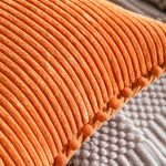Load image into Gallery viewer, Corduroy Cushion Covers with Pom-poms Home Sofa 50x50CM
