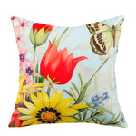 Load image into Gallery viewer, RKAAS HOME waterproof garden cushion covers with floral design - 45x45 cm
