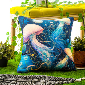 Nautical ocean-inspired waterproof cushion covers for outdoor and patio decor