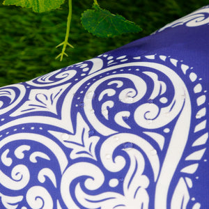 Set of four waterproof cushion covers with Boho mandala pattern, 45x45 cm.