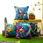 Load image into Gallery viewer, Nautical design water-resistant cushion covers for patio and garden furniture
