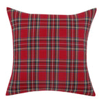 Load image into Gallery viewer, Close-up of polyester cotton tartan cushion cover with traditional check pattern
