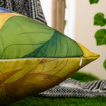 Load image into Gallery viewer, Charming floral and bird print cushion cover, ideal for modern and rustic décor.

