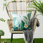 Load image into Gallery viewer, RKAAS HOME waterproof garden cushion covers with floral design - 45x45 cm
