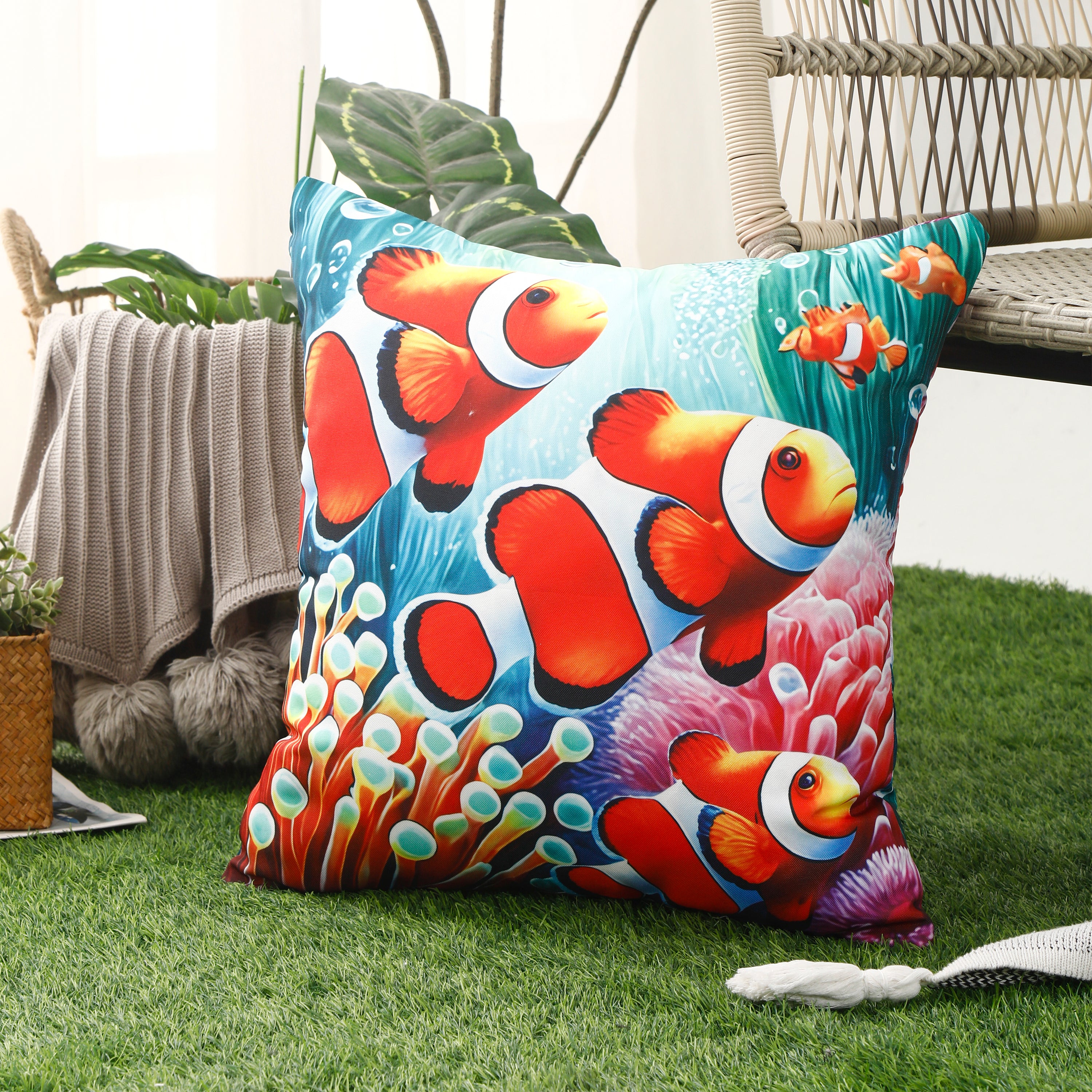 Water & Stain Resistant Outdoor Cushion Cover