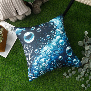 Waterproof Garden Cushion Covers - Marine-Themed Design 8 (Set of 4 - 45x45cm)