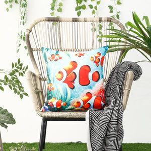 Waterproof Garden Cushion Covers - Marine-Themed Design 7 (Set of 4 - 45x45cm)