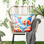 Load image into Gallery viewer, RKAAS HOME waterproof garden cushion covers with marine-themed design - 45x45 cm
