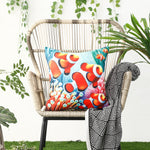 Load image into Gallery viewer, Water &amp; Stain Resistant Outdoor Cushion Cover | 45x45cm Garden Décor - Design WR36
