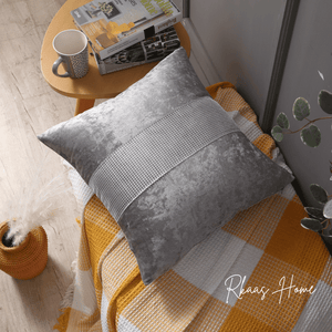 Crushed Ice Velvet Square Cushion Cover - 16" 18" 20" 22" 24"
