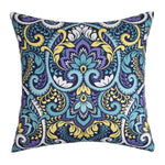 Load image into Gallery viewer, Water-resistant and stain-resistant outdoor floral cushion cover 45x45cm for home and garden.
