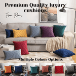 Load image into Gallery viewer, 3D pattern velvet cushion cover 43x43cm in rich texture
