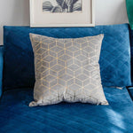 Load image into Gallery viewer, Gold Printing Pattern Velvet Cushion Covers

