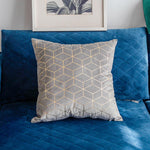 Load image into Gallery viewer, Gold Printing Pattern Velvet Cushion Covers
