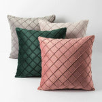 Load image into Gallery viewer, Elegant 3D velvet cushion cover in 43x43cm, enhancing home interiors
