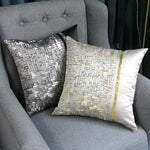 Load image into Gallery viewer, Modern style jacquard silk soft cushion cover 43x43 cm for home and hotel

