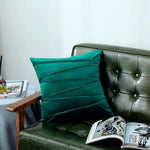 Load image into Gallery viewer, Velvet Cushion Cover with Stripe 18 X18" (45 Cms)
