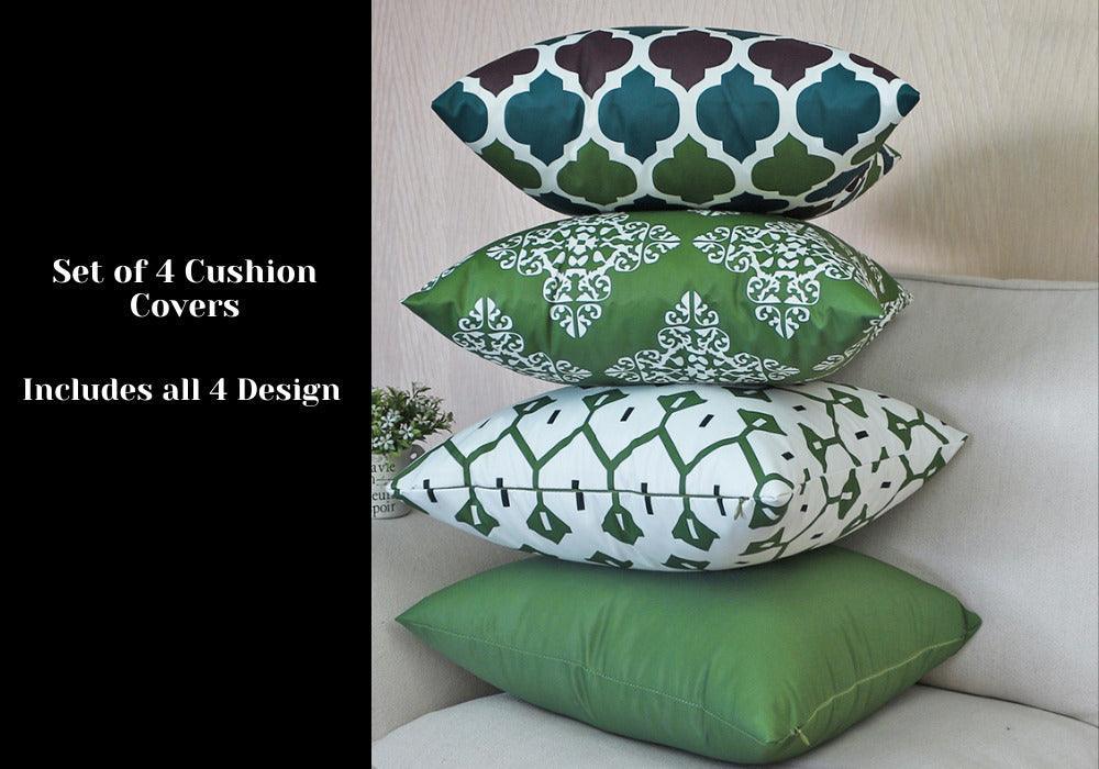 Water Resistant/Outdoor Cushion Covers for Home Garden Outdoor