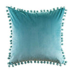 Load image into Gallery viewer, Tassel Velvet Cushion Covers With Pom Pom 18 X 18" (45 Cm)
