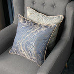 Load image into Gallery viewer, Luxury jacquard cushion cover in silk, perfect for sofa or bedroom
