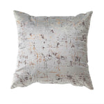 Load image into Gallery viewer, Light Grey Colour Velvet Cushion Cover with Gold Stamping
