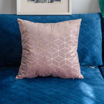 Load image into Gallery viewer, Gold Printing Pattern Velvet Cushion Covers
