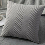Load image into Gallery viewer, Herringbone Velvet Cushion Covers 18 X 18"
